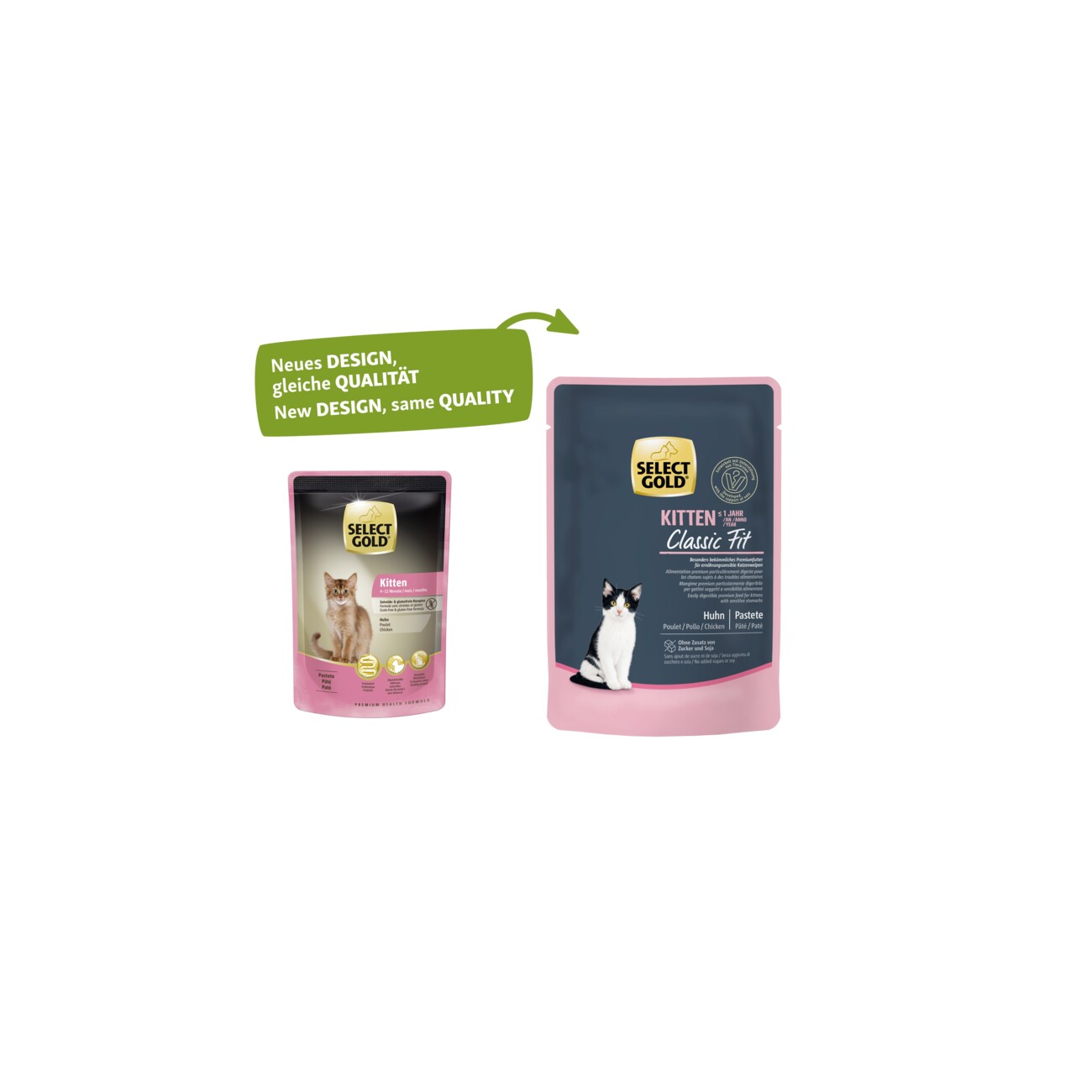 SELECT GOLD Kitten 12x85 g
