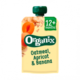 Organix Havermout, abrikoos en banaan knijpfruit (vanaf 12 maanden)