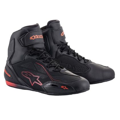 Baskets Alpinestars FASTER-3 DRYSTAR - FLUO - Noir / Rouge