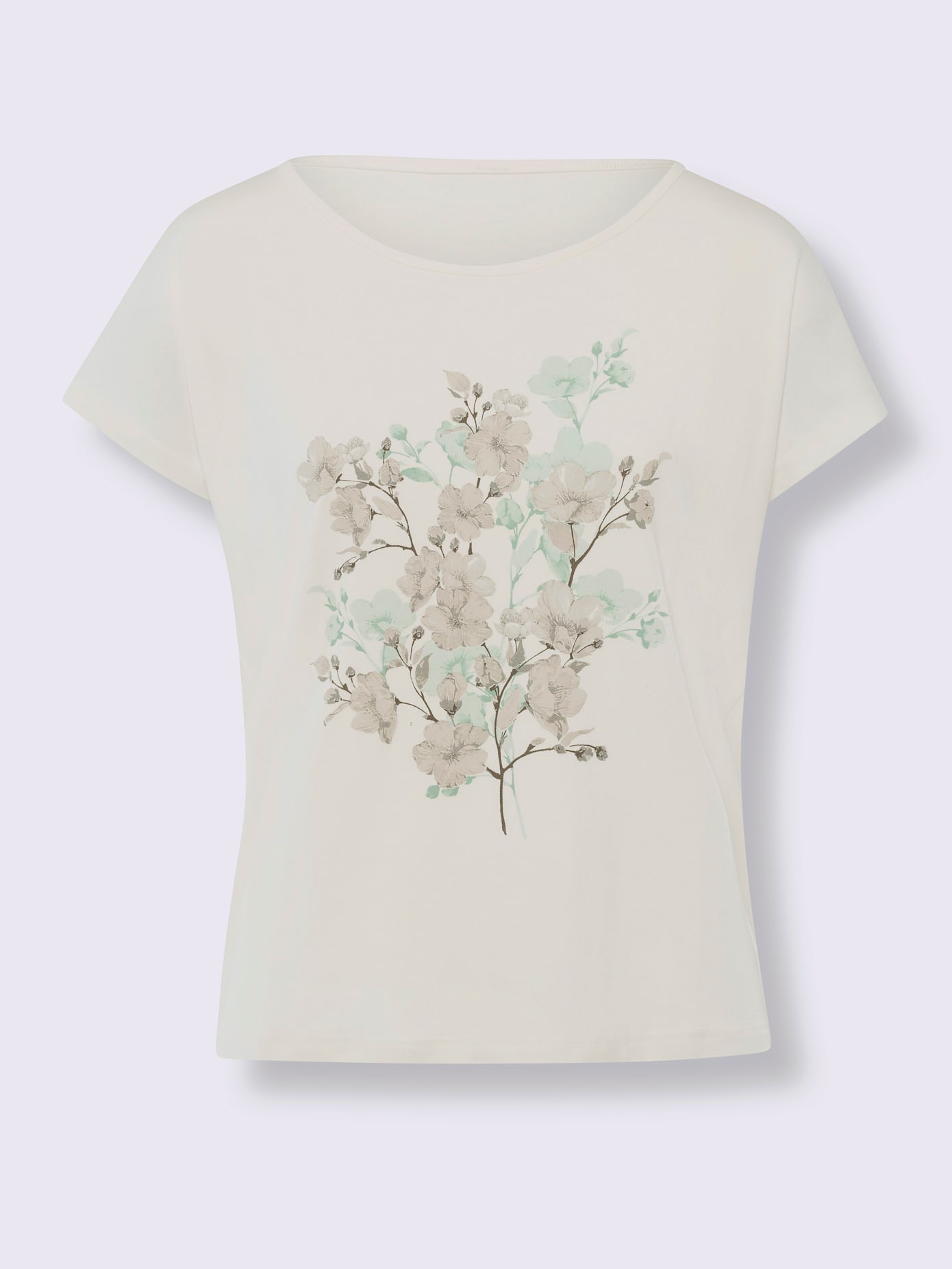 T-shirt imprimé floral devant