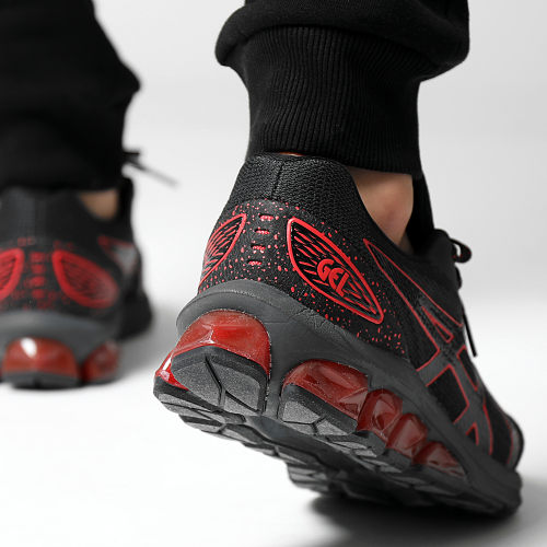 Baskets Gel Quantum 180 VII 1201A631 Black Red Alert