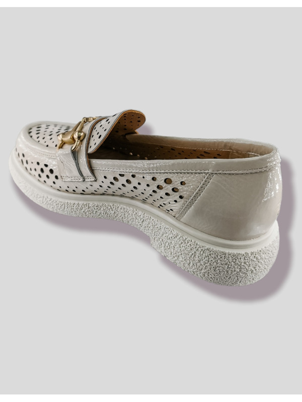 Mocassins E303E10 Naplak Ghiaccio - Semerdjian