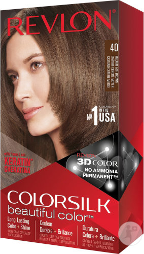 Revlon Colorsilk N°40 Medium Ash Brown 1 Kit