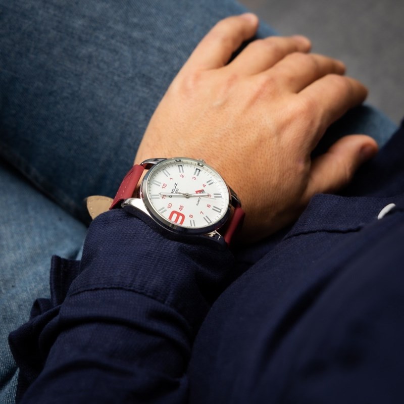 Montre Homme CHTIME bracelet Cuir Noir