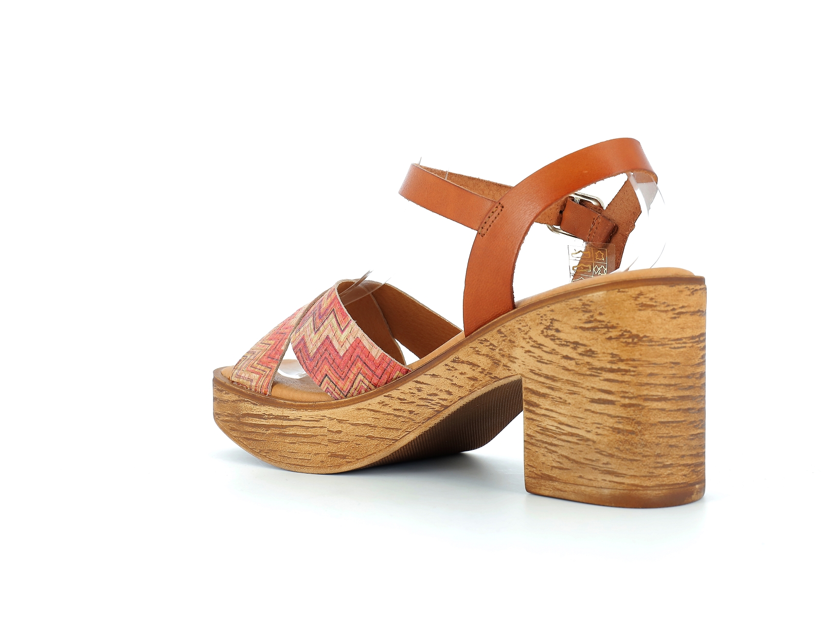 Xapi-80202 Cuir Marron-Orange