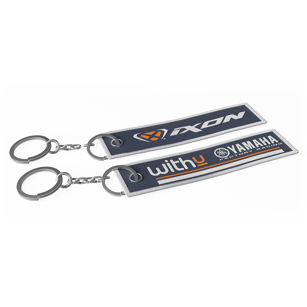 Ixon - Porte-clés textile RNF Racing 22 Navy / Blanc / Orange