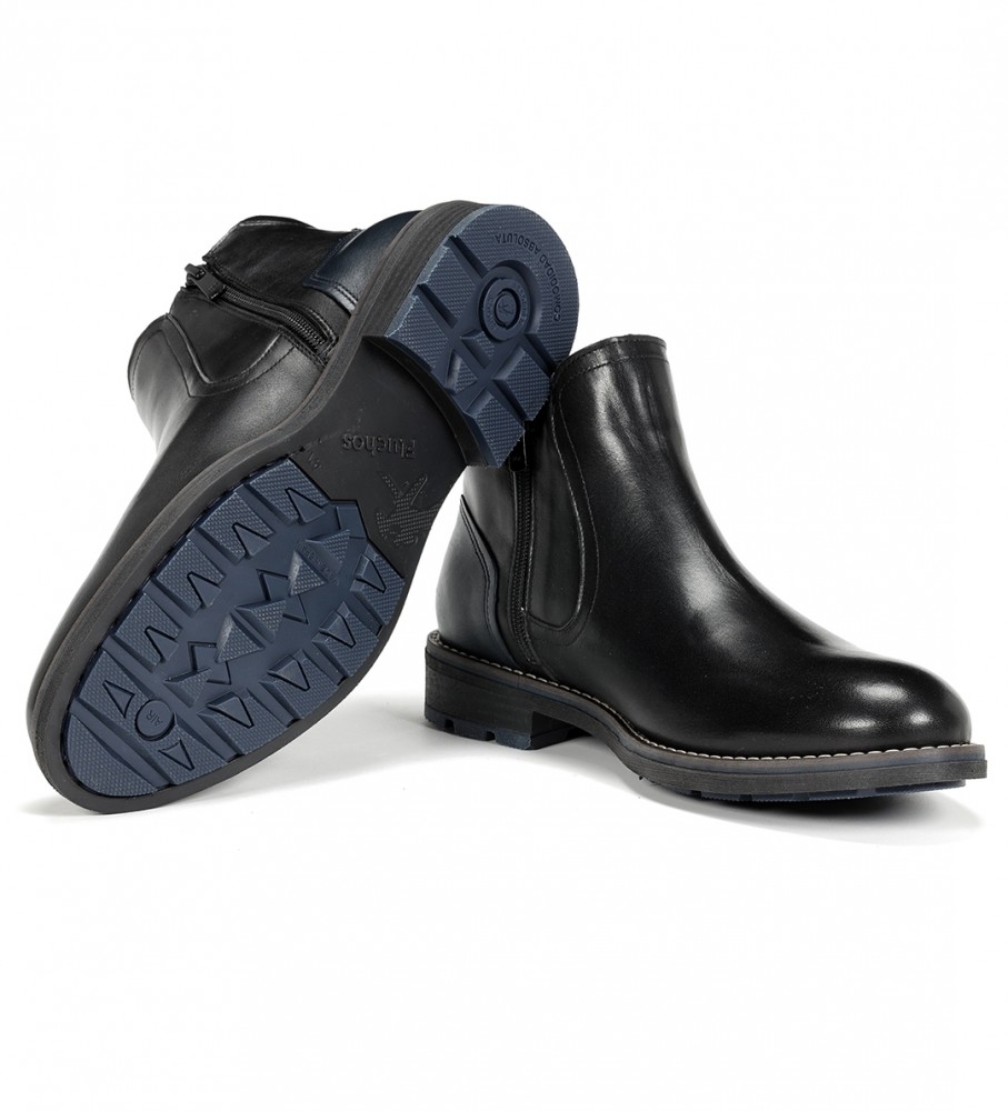Botas de couro Fluchos F1343 pretas