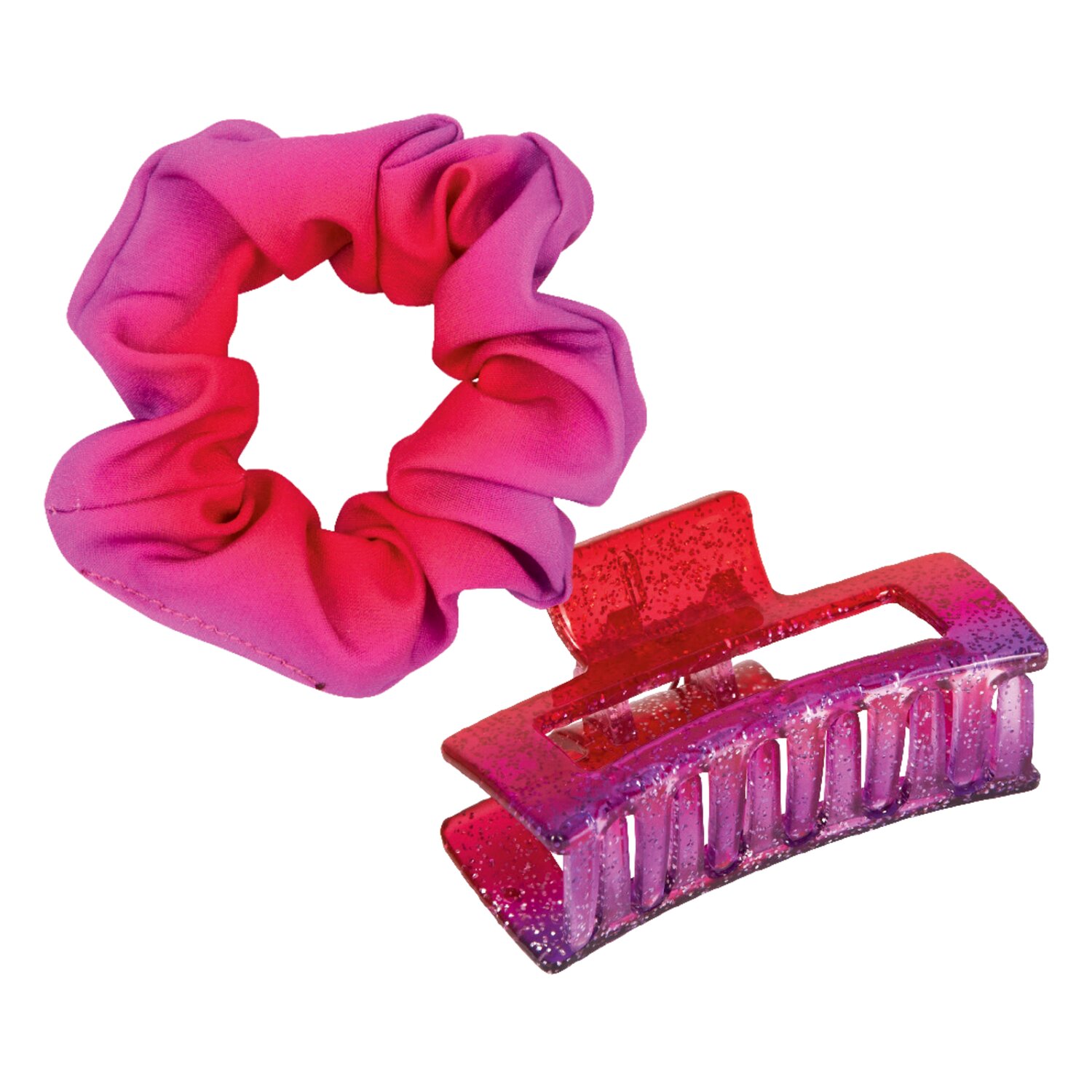 DIE SPIEGELBURG Scrunchie und Spange I LOVE HORSES