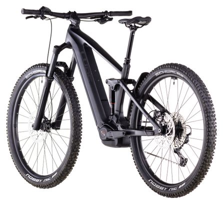 VTT Électrique Tout-Suspendu Cube Stereo Hybrid One44 EX 800 Shimano Deore/Deore XT 12V 800 Wh 27.5'' Noir Blackline 2025