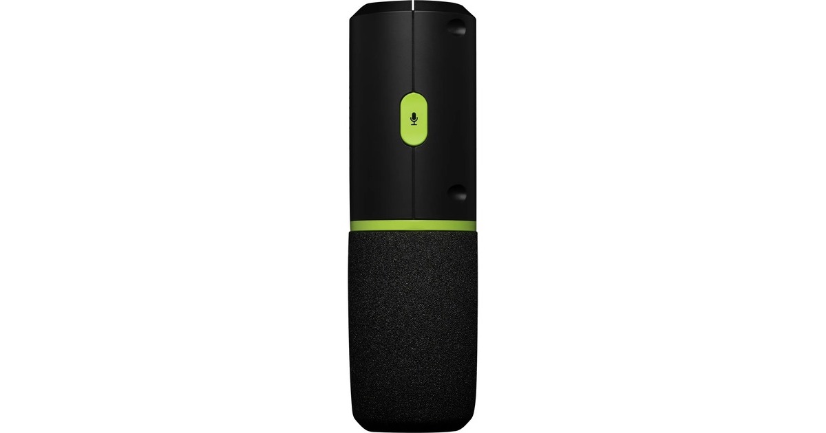 SHUREMV6 USB gaming microfoon  (Zwart/groen)