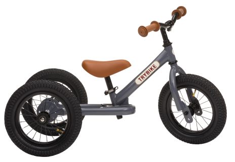 Trybike Balance / Løbecykel 3 Hjul Antracitgrå