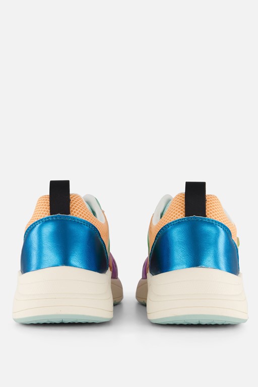 POSH by Poelman Sneakers zilver Synthetisch
