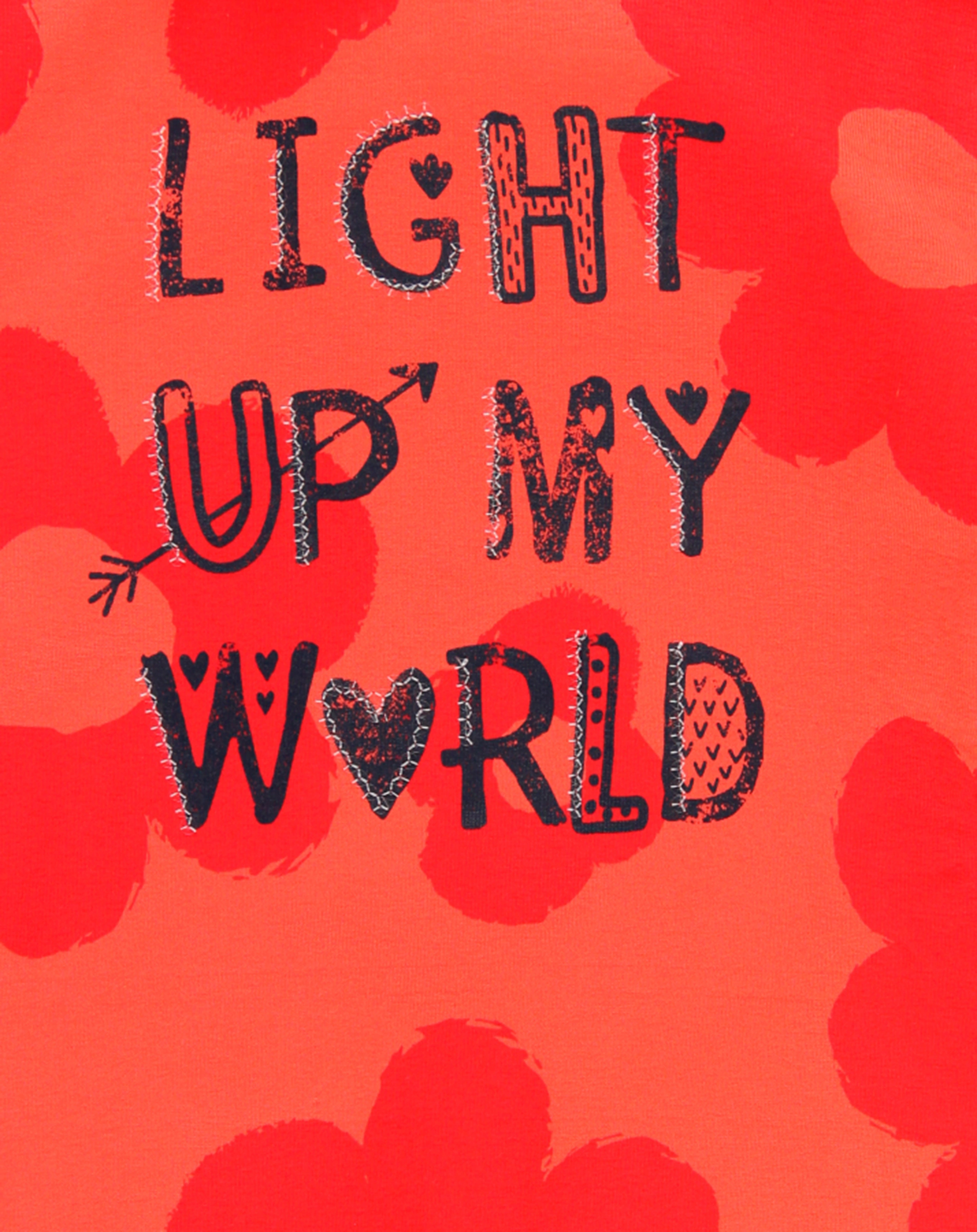 Sweatkleid LIGHT UP mit Leggings in rot