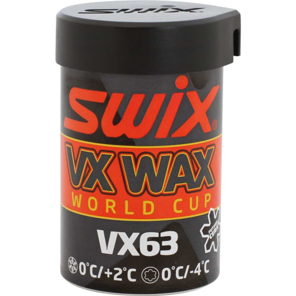 Fart de retenue SWIX HIGH FLUOR HARD WAX VX63 45G