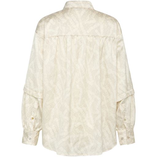 Bruuns Bazaar Acacia Luisa Skjorte, Light Square Print, 38