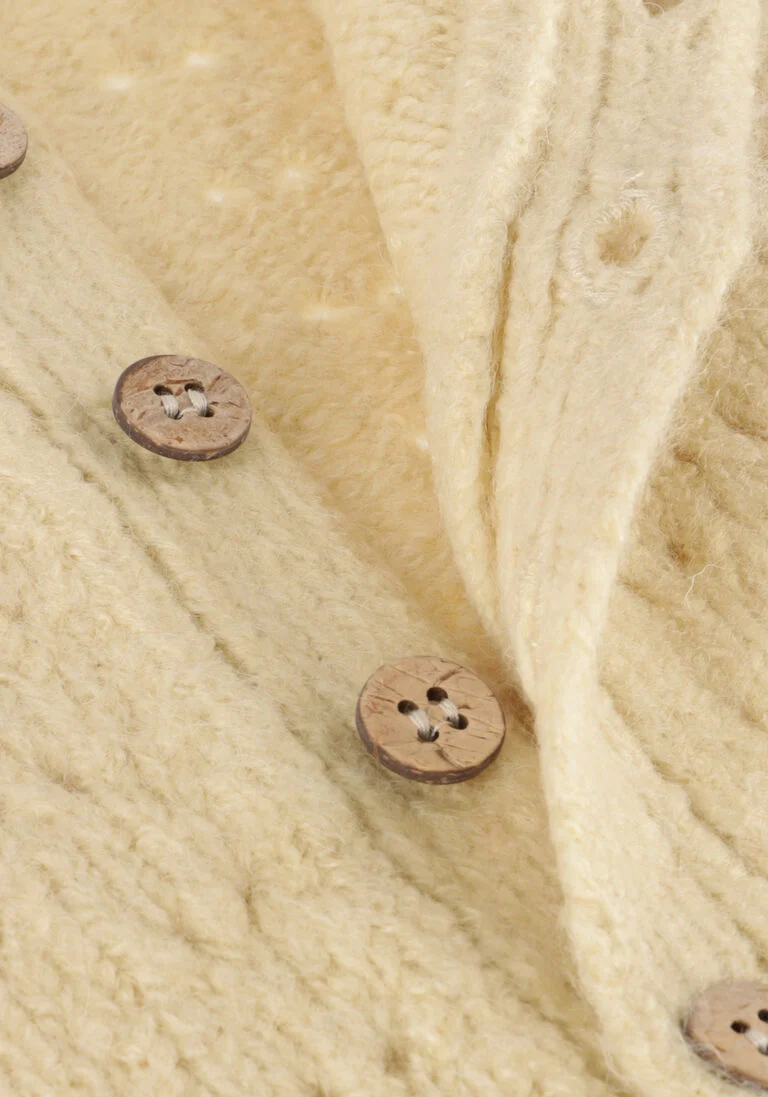 RYLEE + CRU beige rylee + cru vest tulip cardigan