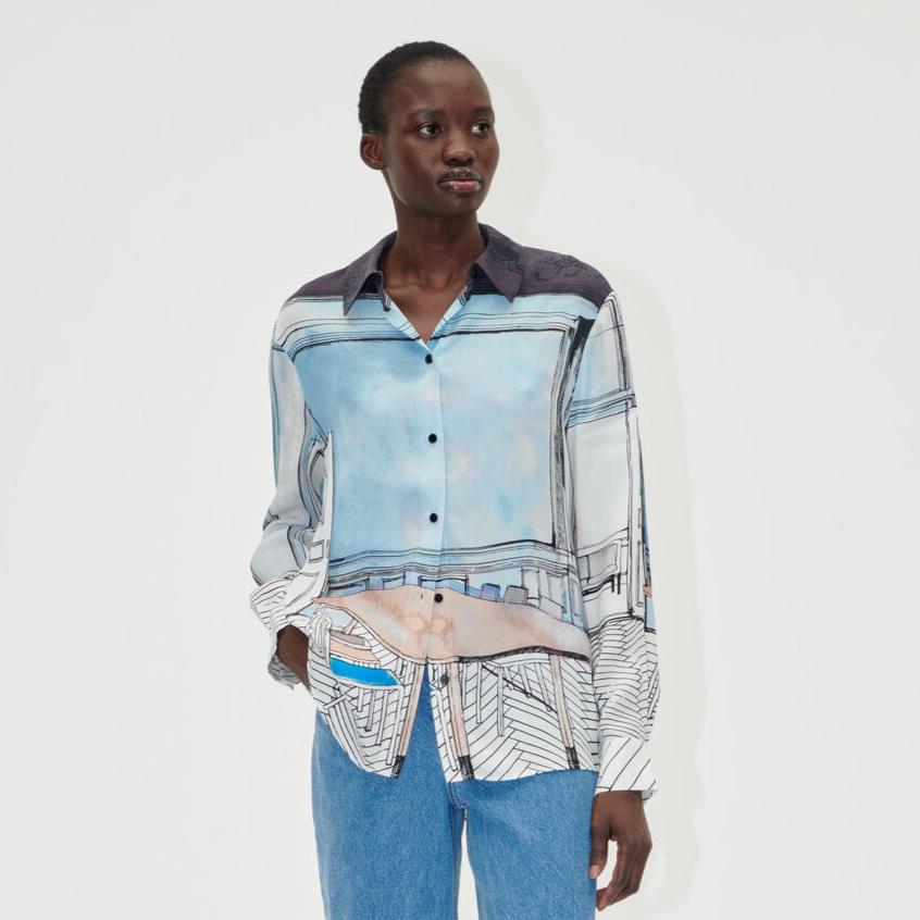 Stine Goya  Langærmet skjorte - Fineline showroom