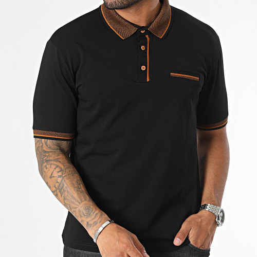 Polo Manches Courtes Noir