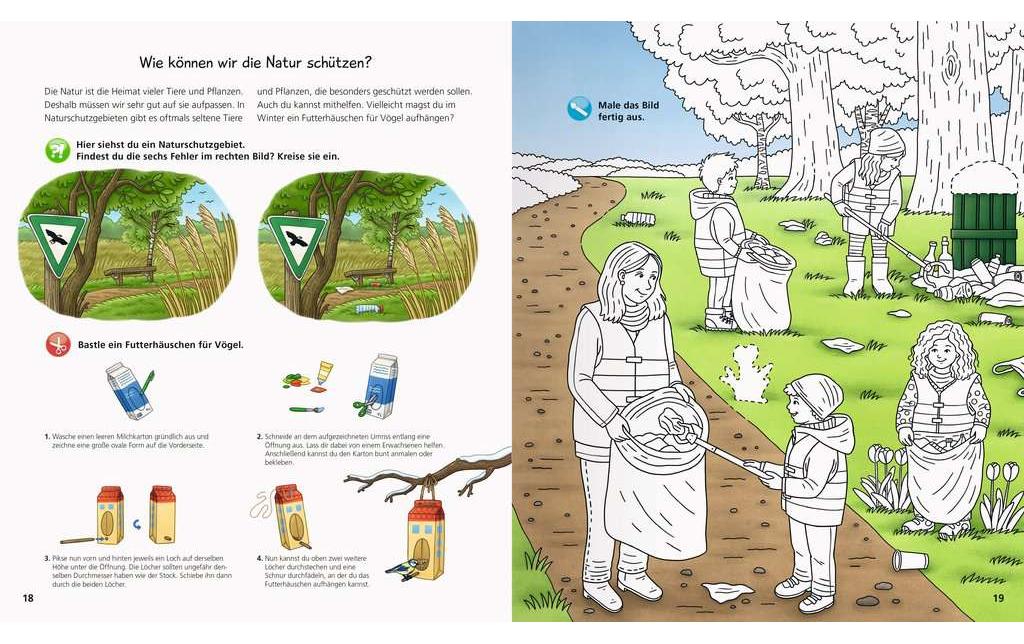 Kinder-Sachbuch WWW aktiv-Heft: NaturAktiv die Natur entdecken
