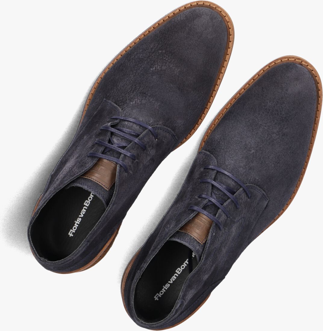 blauwe floris van bommel nette schoenen sfm-50141 crepi