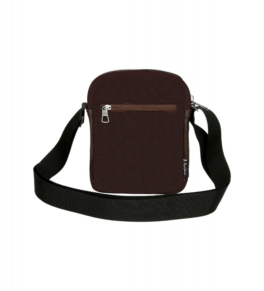 Bolsa de ombro marrom Pepe Jeans Horley