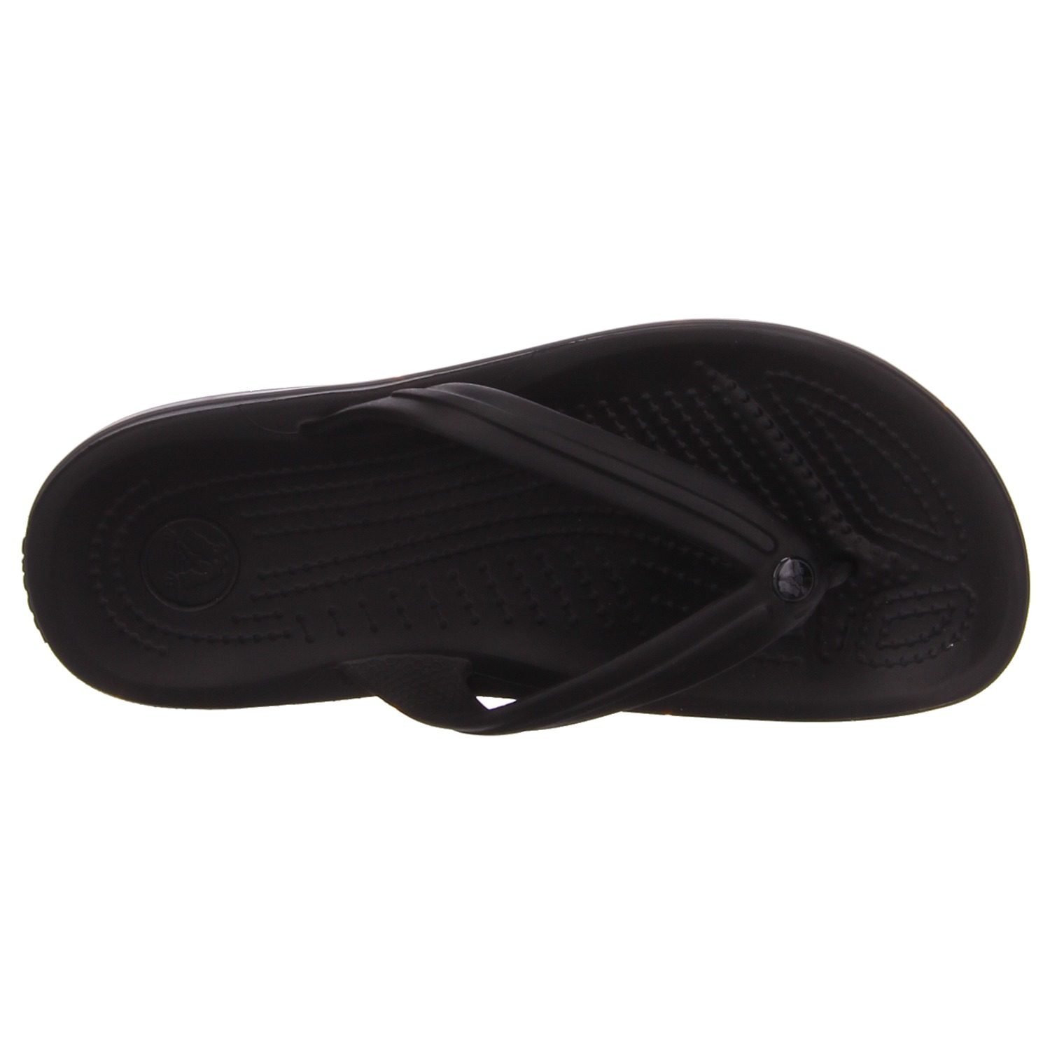 Crocs Zehentrenner schwarz schwarz