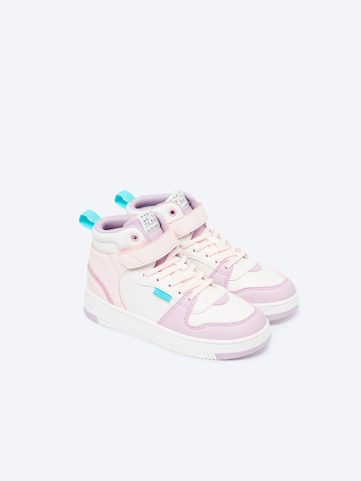 Tênis estilo bota de rua - Branco