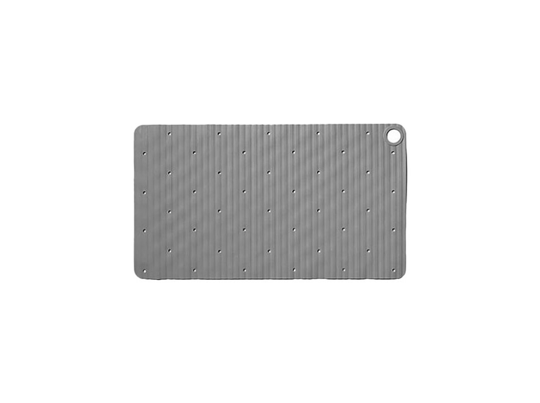 TAPETE ANTI-DERRAPANTE ACTUEL BORRACHA CINZENTO 70X40CM