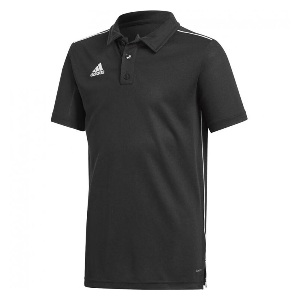 Adidas Polo Noir Garçon Adidas Core18
