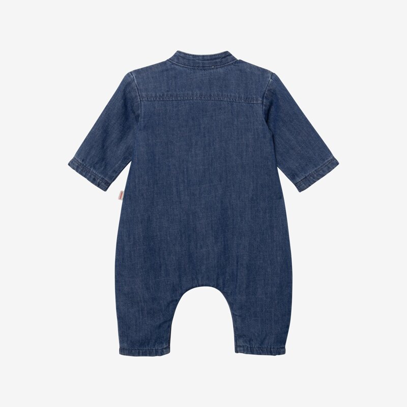 Combi longue bébé chambray bleu Catimini Bleu