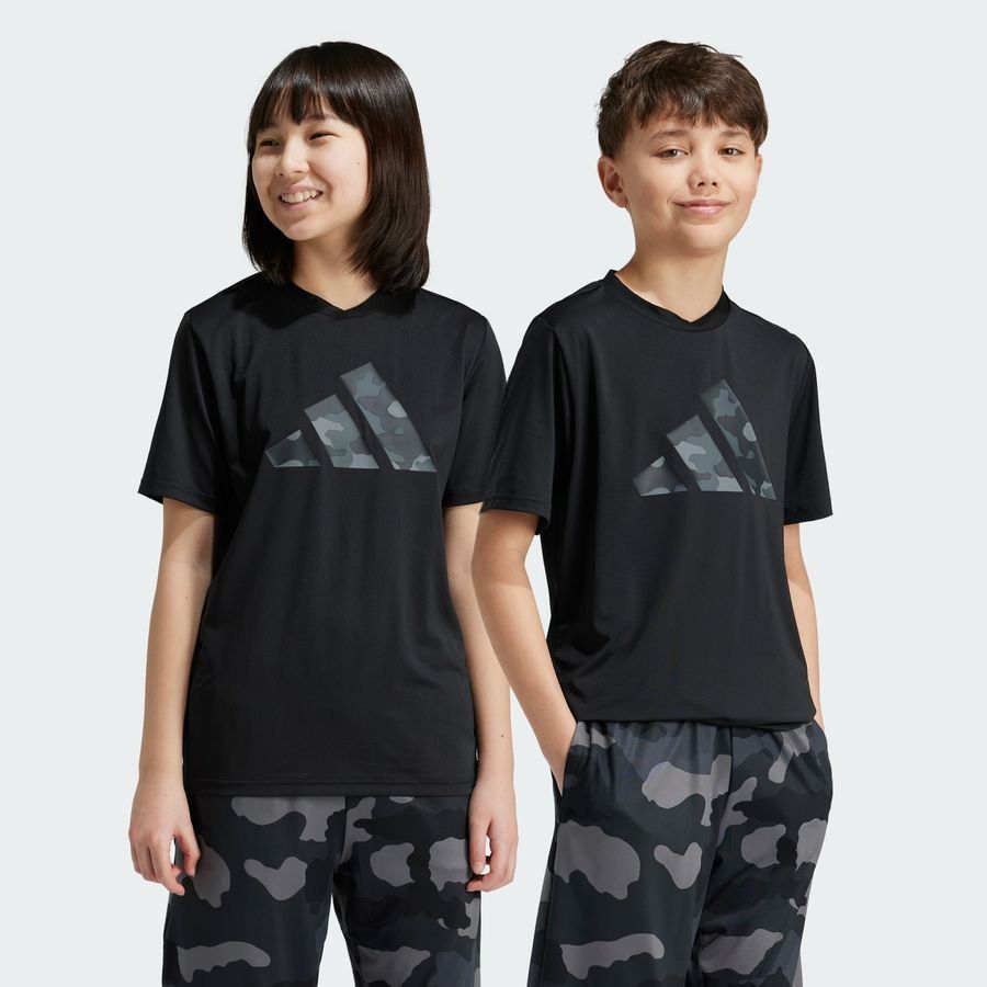 Adidas Train Essentials Seasonal Print Tee Kids