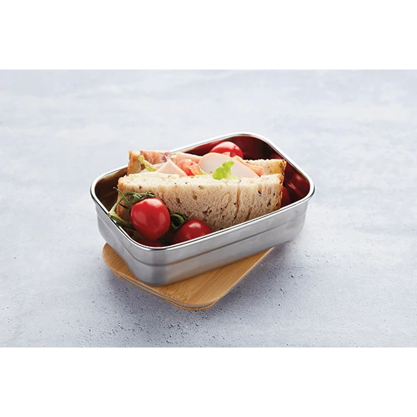 Lunch box inox et bambou 450ml Point Virgule