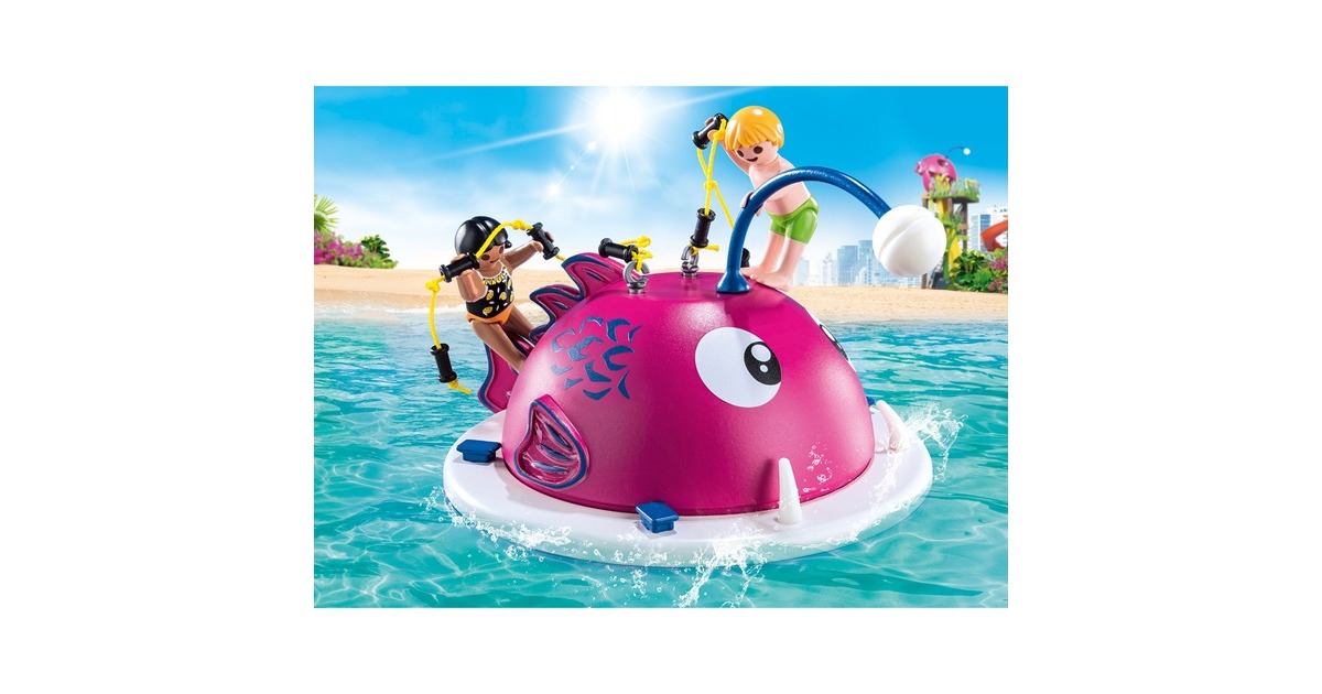 PLAYMOBILFamily Fun - Beklimmen zwemeiland Constructiespeelgoed  (70613)