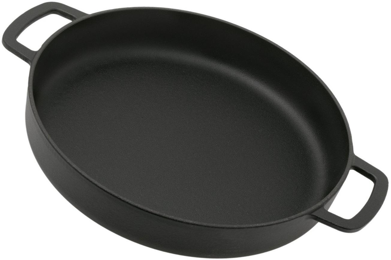 Combekk Sous Chef 192128BL koekenpan dubbele handgreep 28 cm, zwart