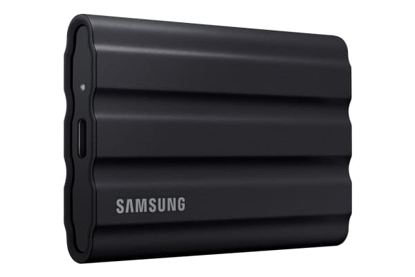 Samsung T7 Shield MU-PE4T0S - SSD - kryptert - 4 TB - ekstern (bærbar) - USB 3.2 Gen 2 (USB-C kontakt) - 256-bit AES - svart