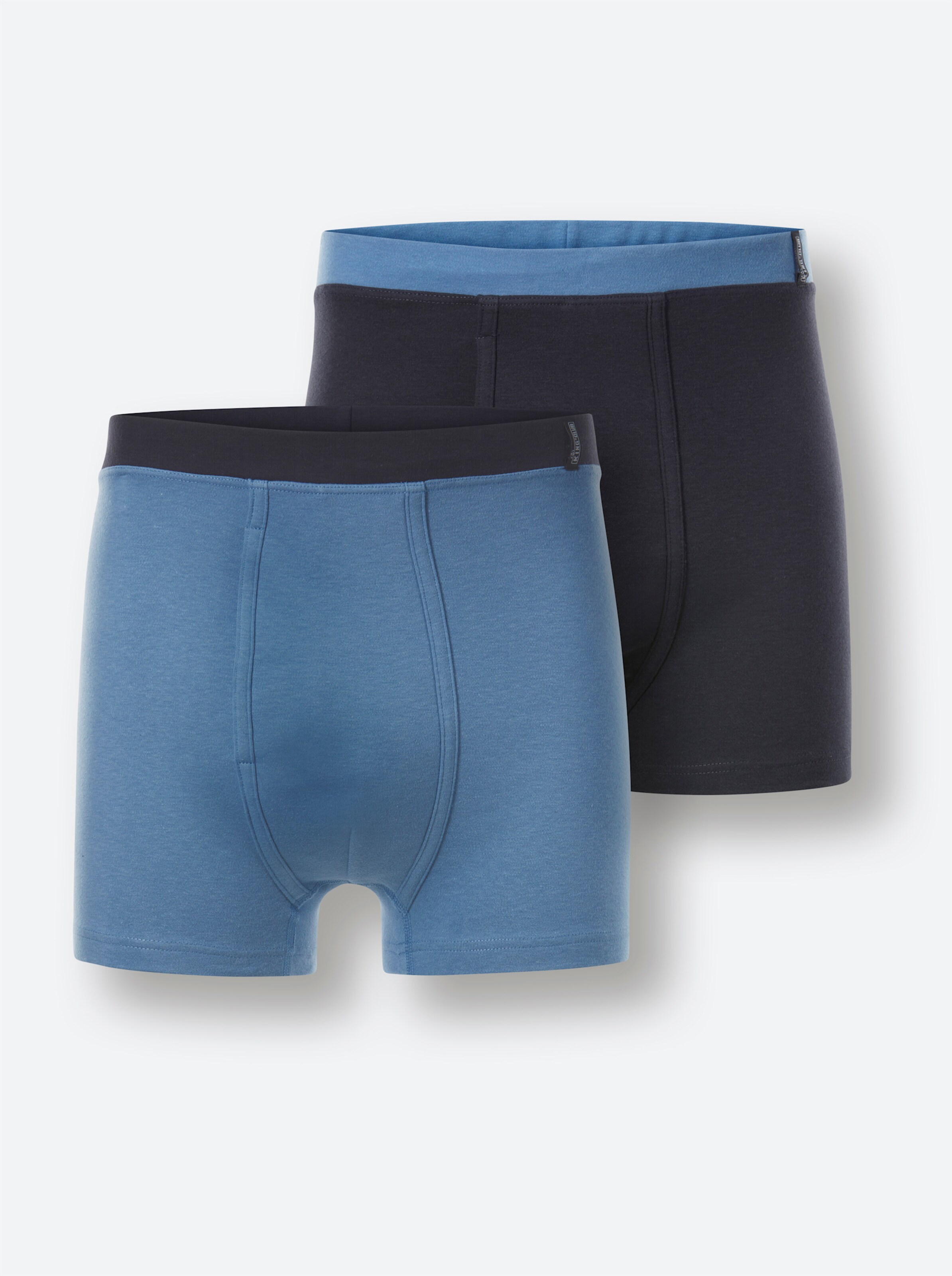 KINGsCLUB Hose kurz in marine + mittelblau