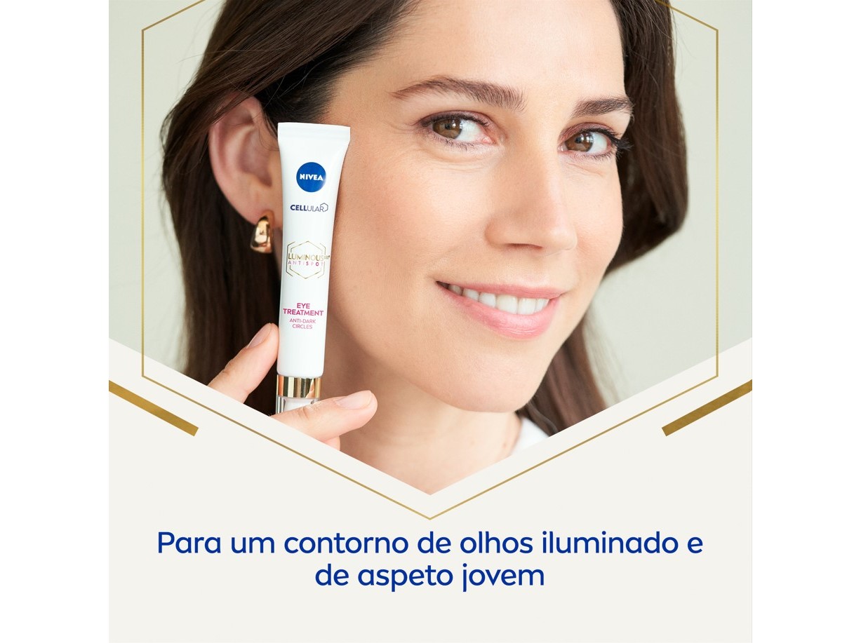 CONTORNO DE OLHOS ANTIOLHEIRAS CELLULAR LUMINOUS 630 NIVEA 15 ML