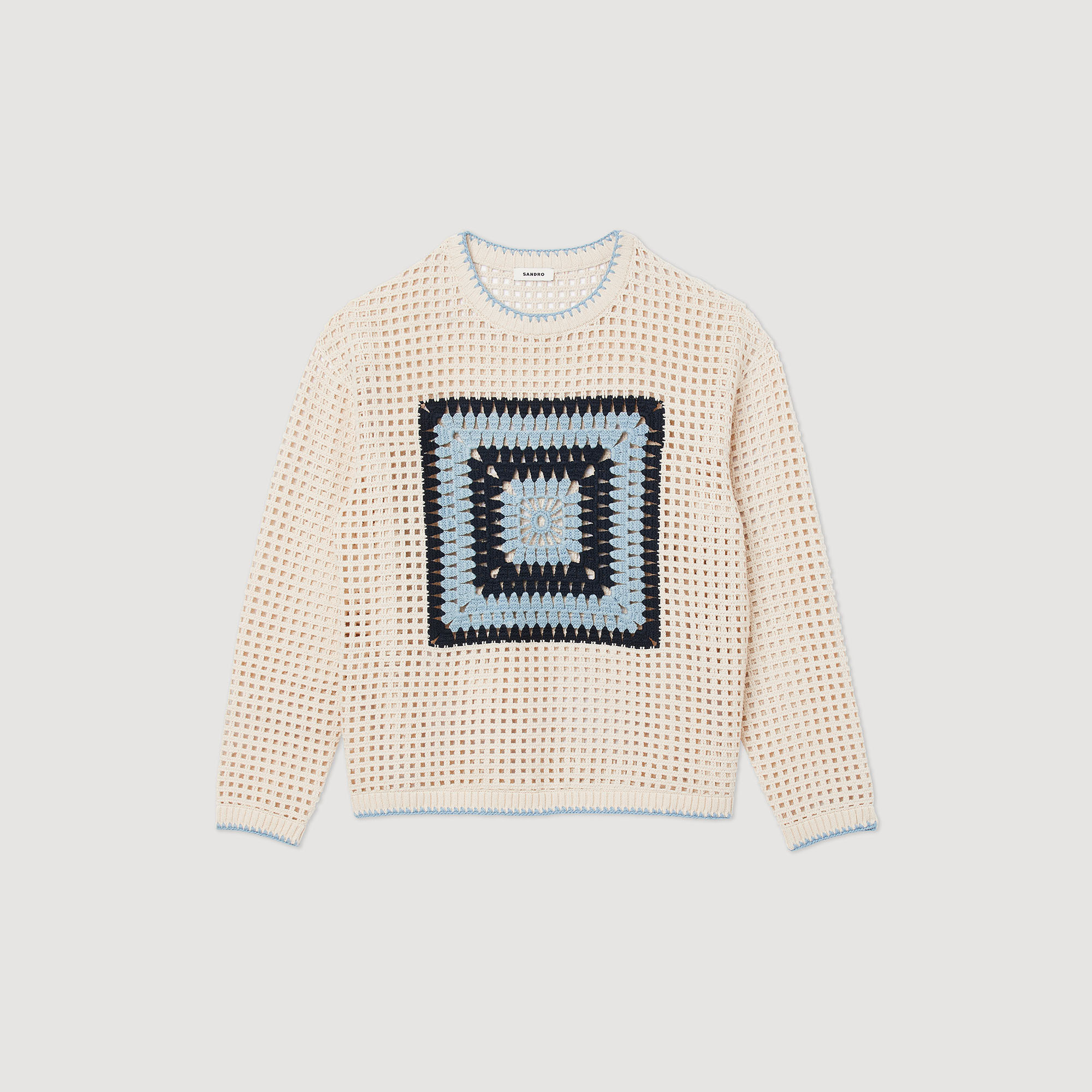 Pull en maille crochet