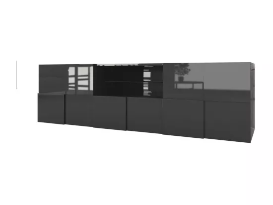 Meuble TV LONDON anthracite