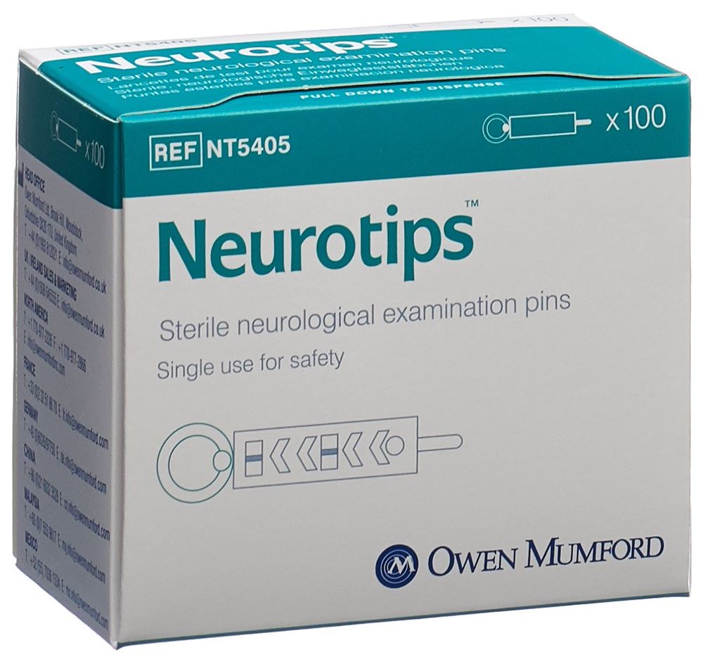 Neuropen Neuropathiediagnostik Neurotips<br>100 Stück, für Neuropen