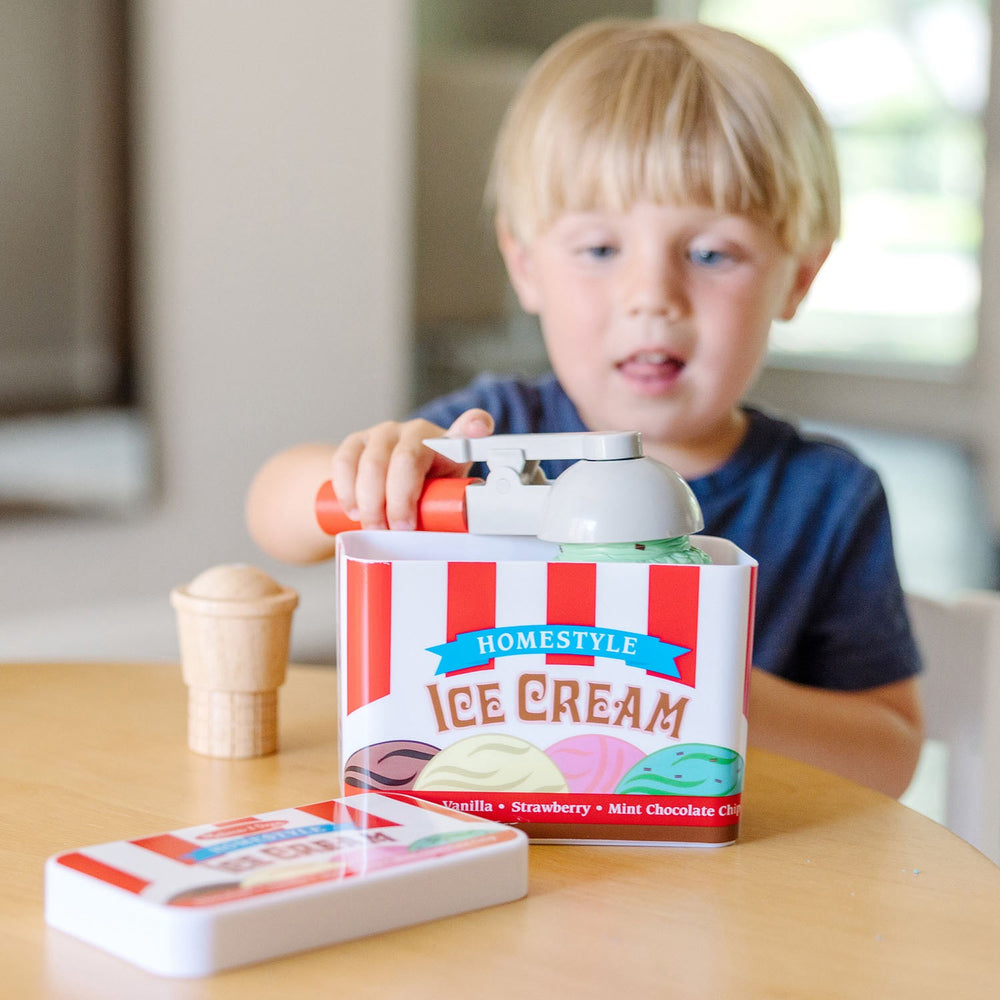 Køb Melissa & Doug Multifarvet Legetøj Scoop & Stack Ice Cream Cone Playset