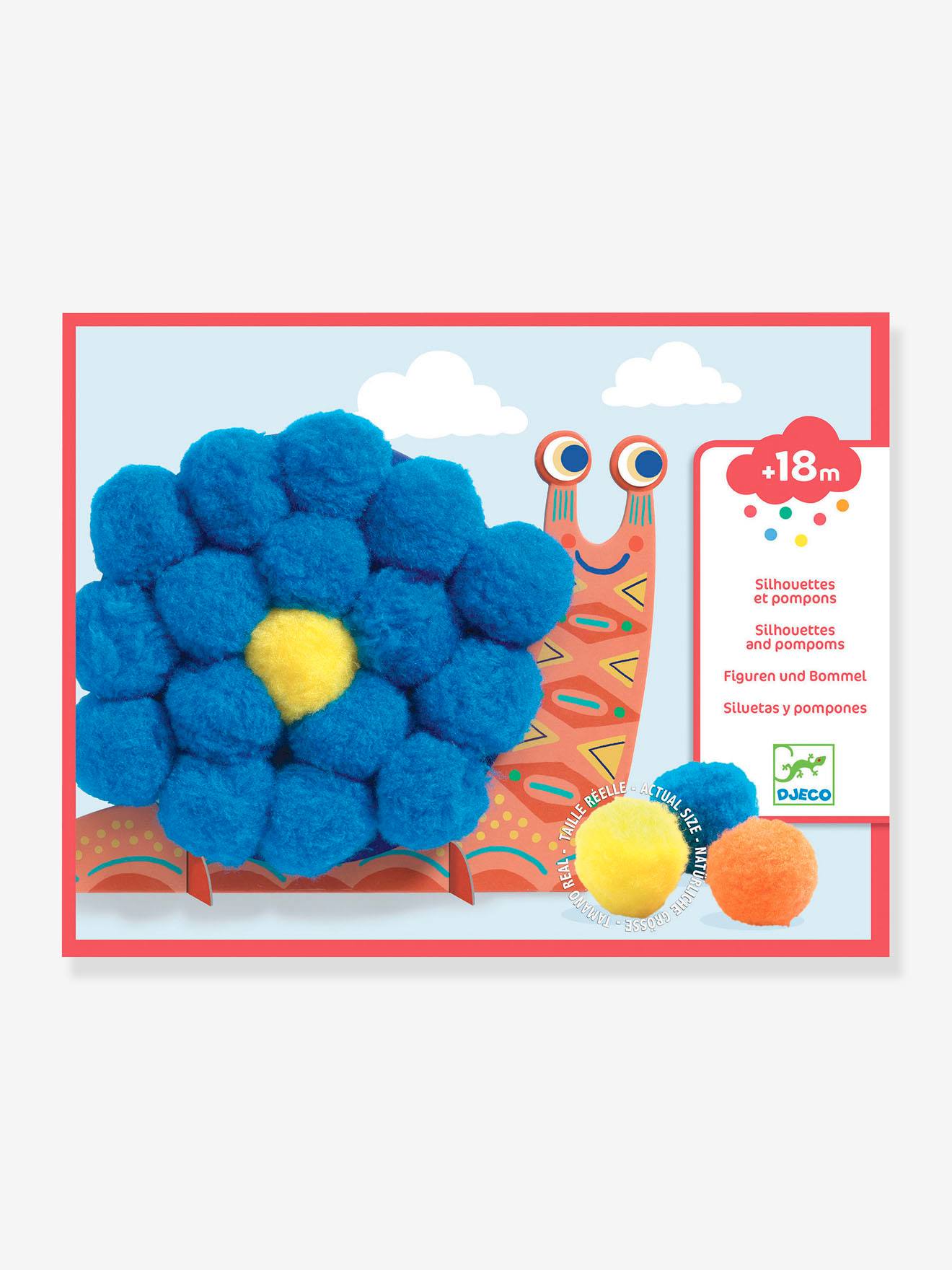 Minhas primeiras colagens de pompons