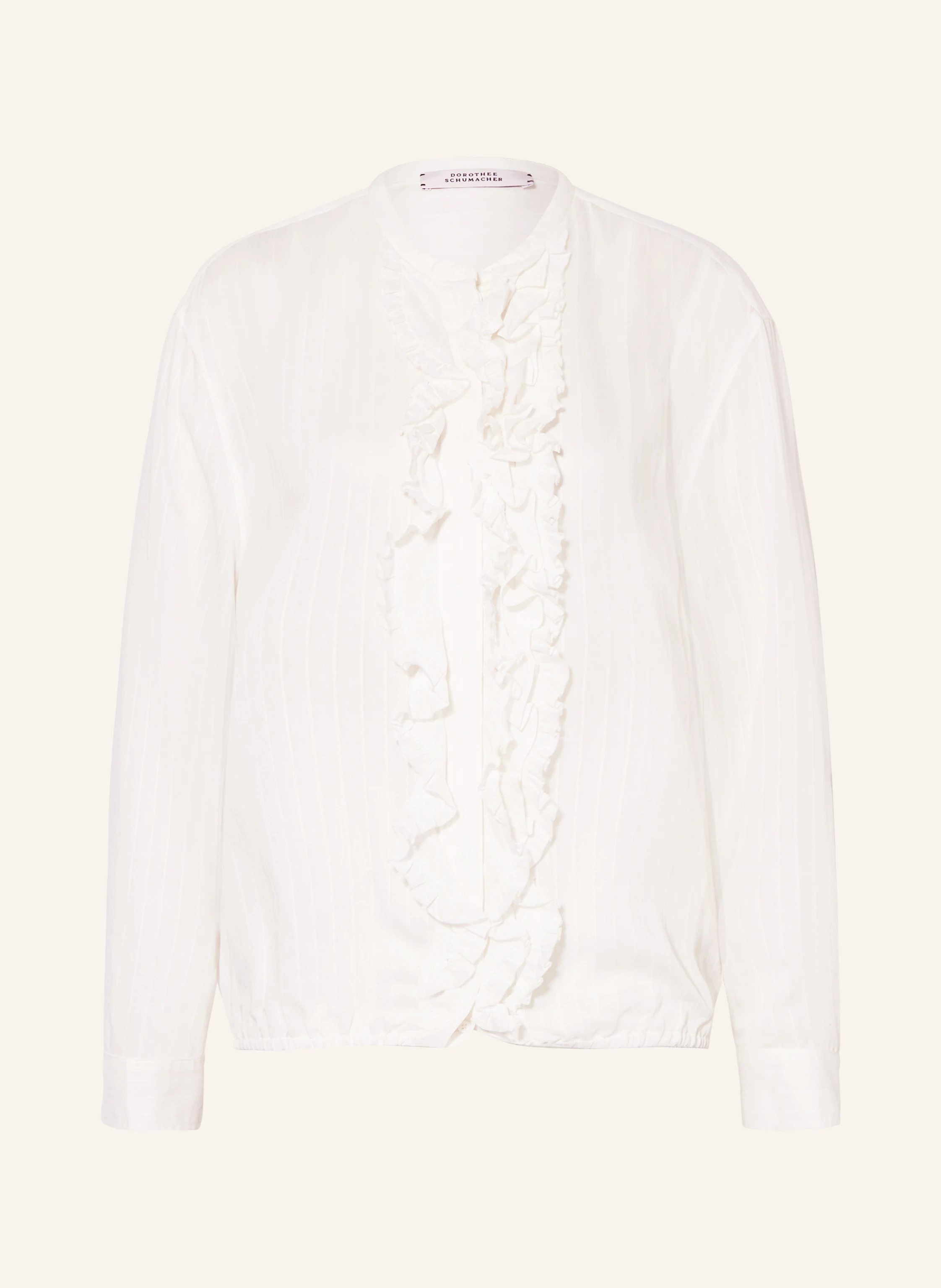 DOROTHEE SCHUMACHER Blusenshirt COOL STRIPE mit Rüschen