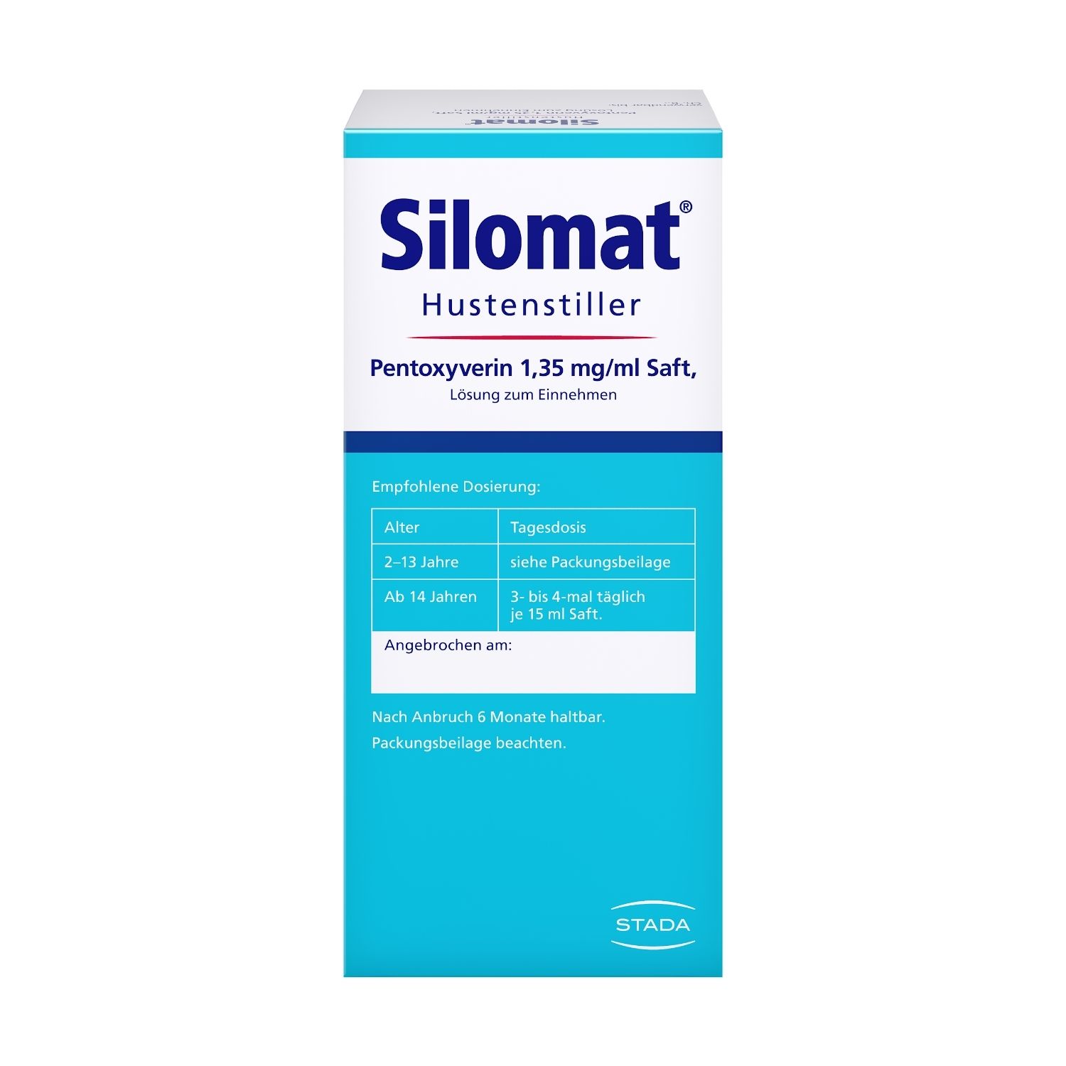 SILOMAT Hustenstiller Pentoxyverin Saft 100ml, gegen Reizhusten