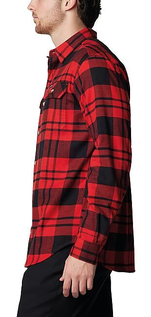 COLUMBIA - CHEMISE FLARE GUN STRETCH FLANNEL M