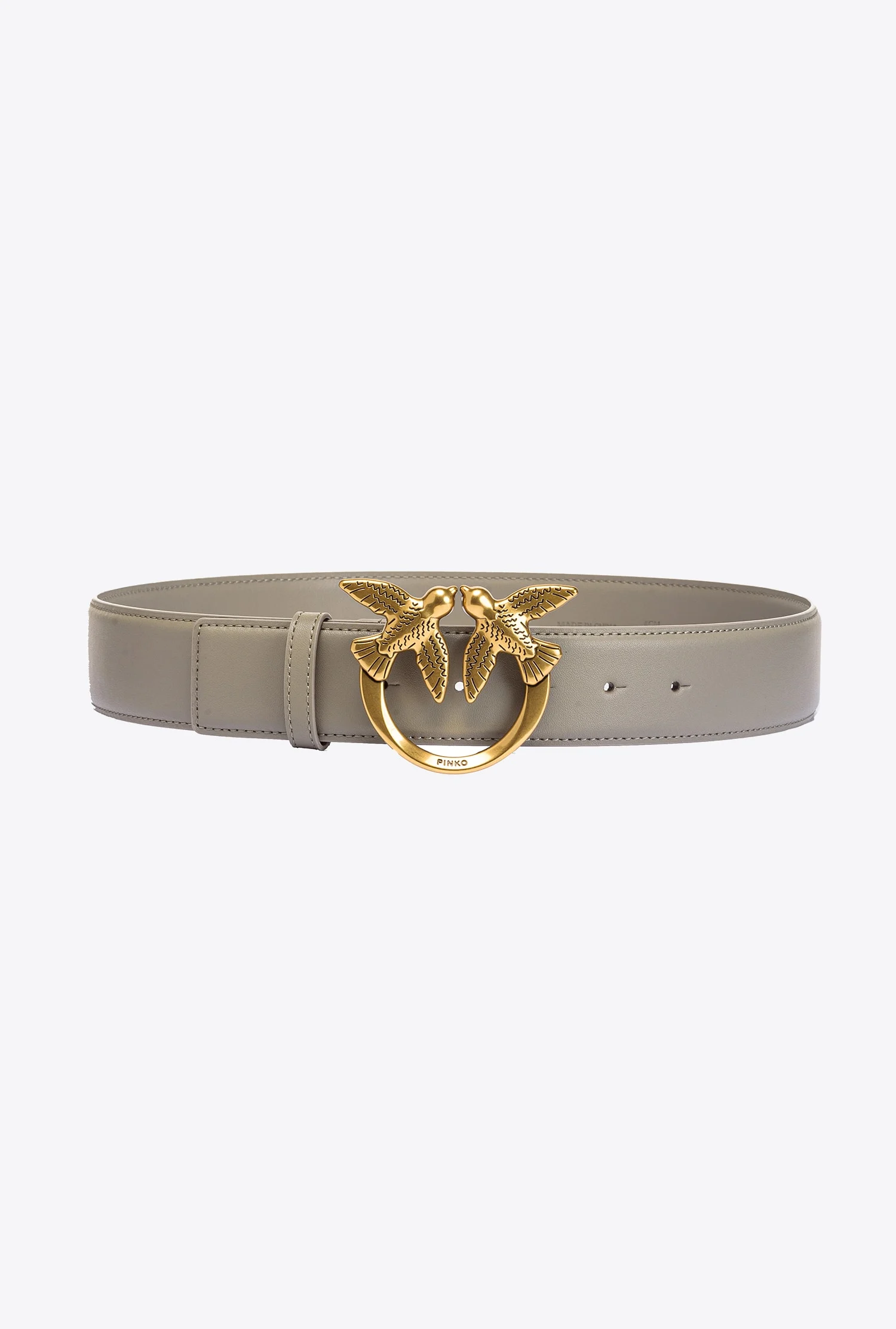 Ceinture large love birds | Marron