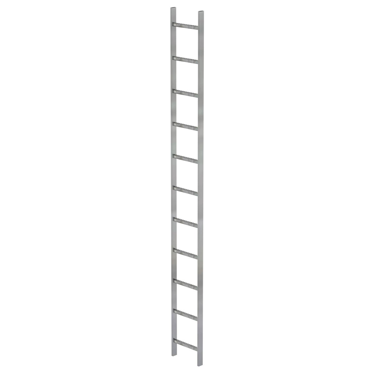 MUNK schachtladder, gegalvaniseerd staal, 300 mm breed, 11 sporten, 3,08 m lang