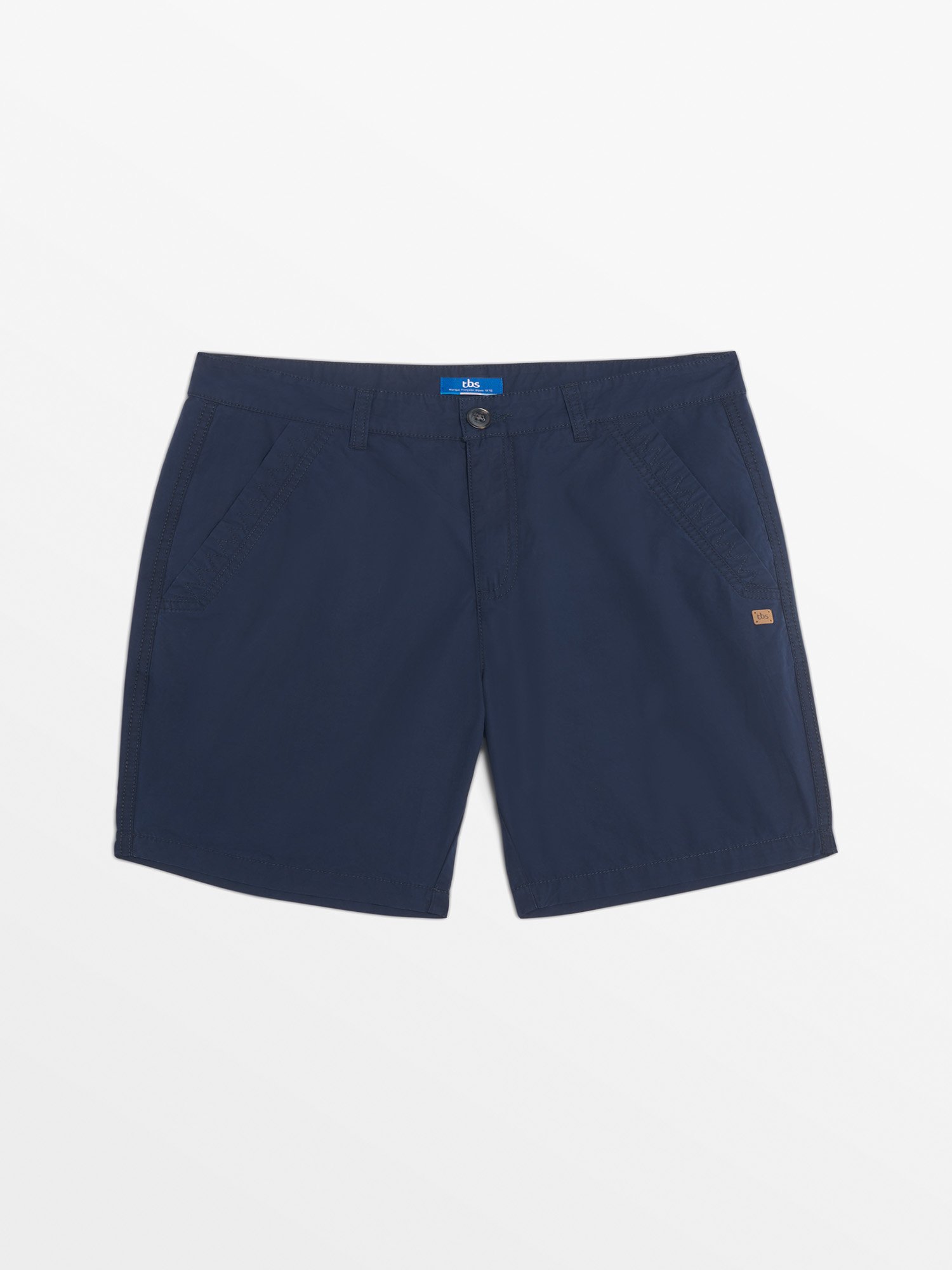 Short Homme Léger Coton Biologique Marine