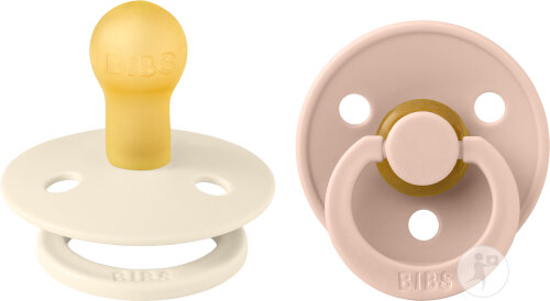 Bibs 1 Sucette Duo Ivory/Blush 2 Pièces