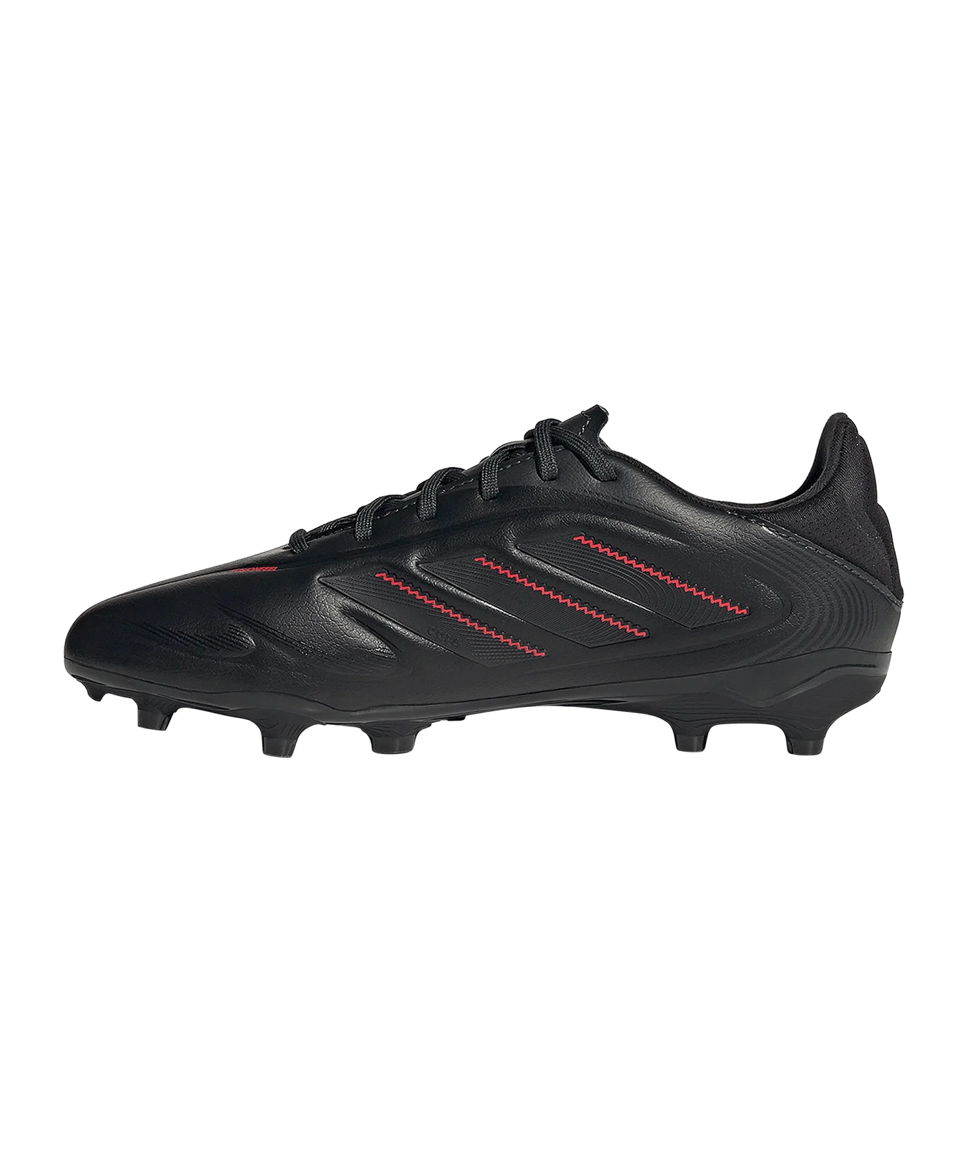 adidas COPA Pure III League FG Stealth Victory Kids Schwarz